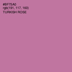#BF75A0 - Turkish Rose Color Image